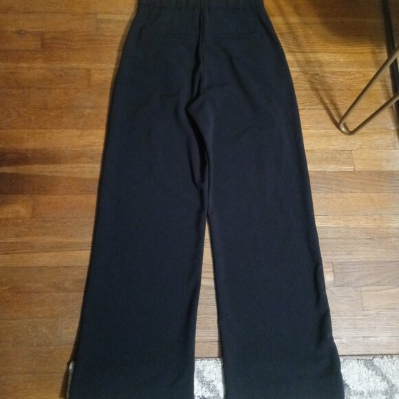 Abercrombie & Fitch Classic Black Wide-Leg Trousers - Picture 5 of 16